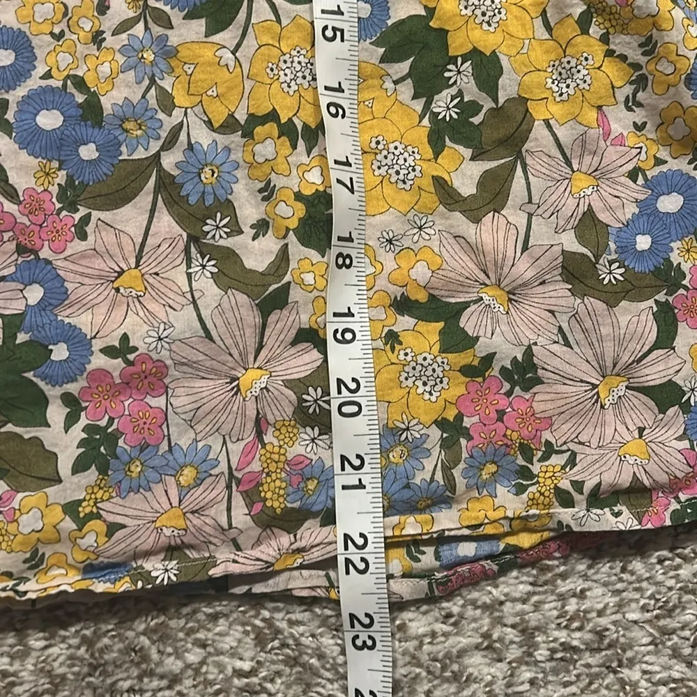 Sonoma 🦋  Floral Sleeveless Blouse Spring Lightweight Colorful Medium - Image 6