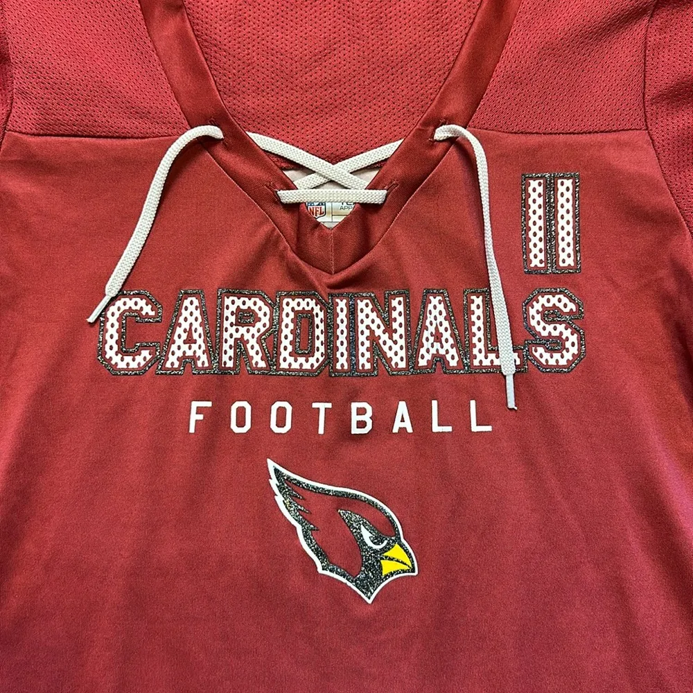 ARIZONA CARDINALS 11 FITZGERALD FOOTBALL JERSEY TEE - Image 2