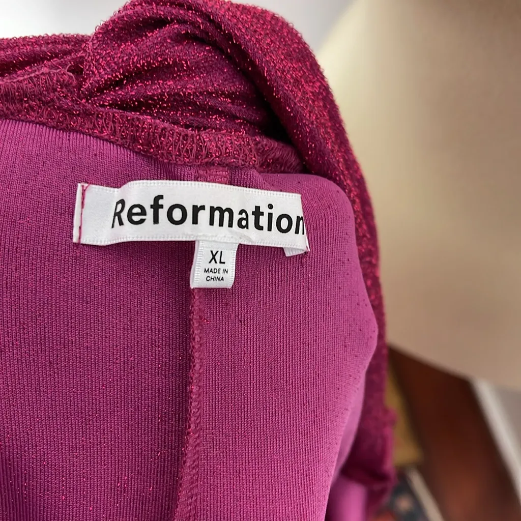 Reformation‎ Breslin Dress Pink - Image 10