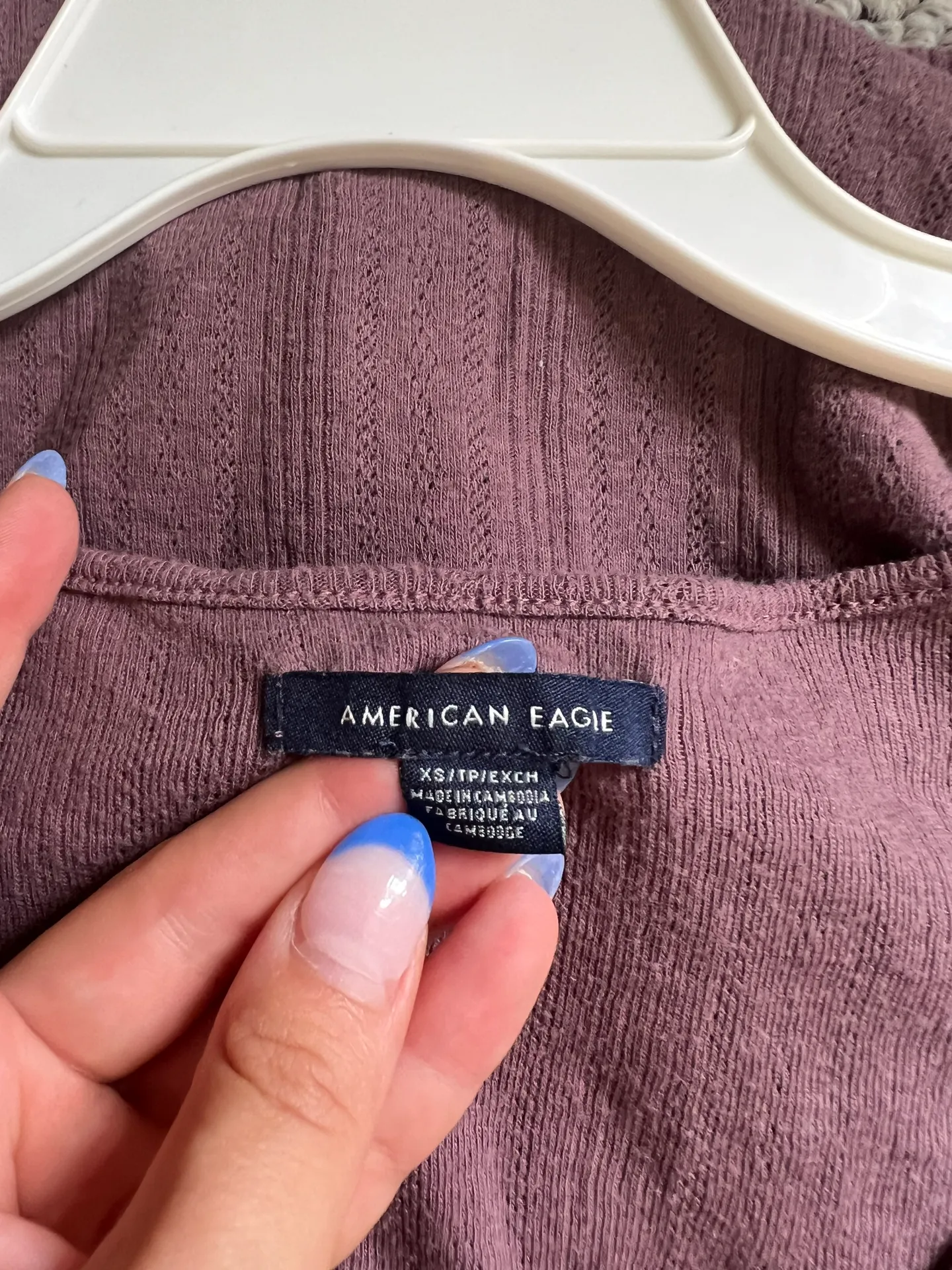 American Eagle Maroon Shirt - Image 3