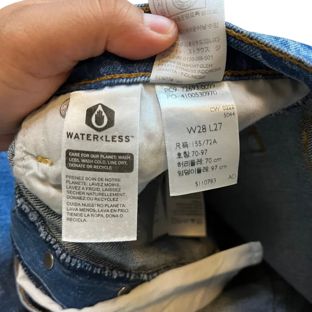 Levi’s  Ribcage Straight Ankle Jeans Medium Wash Size 28 Women - Image 4