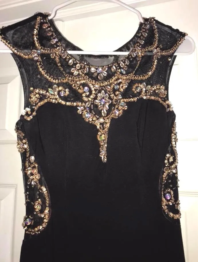 Macy's Black formal/prom dress - Image 8