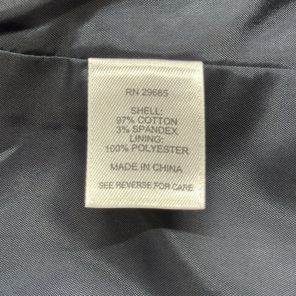 Pendleton Navy Blue and Pink Paisley Patterned Open Front Blazer Jacket - Image 8