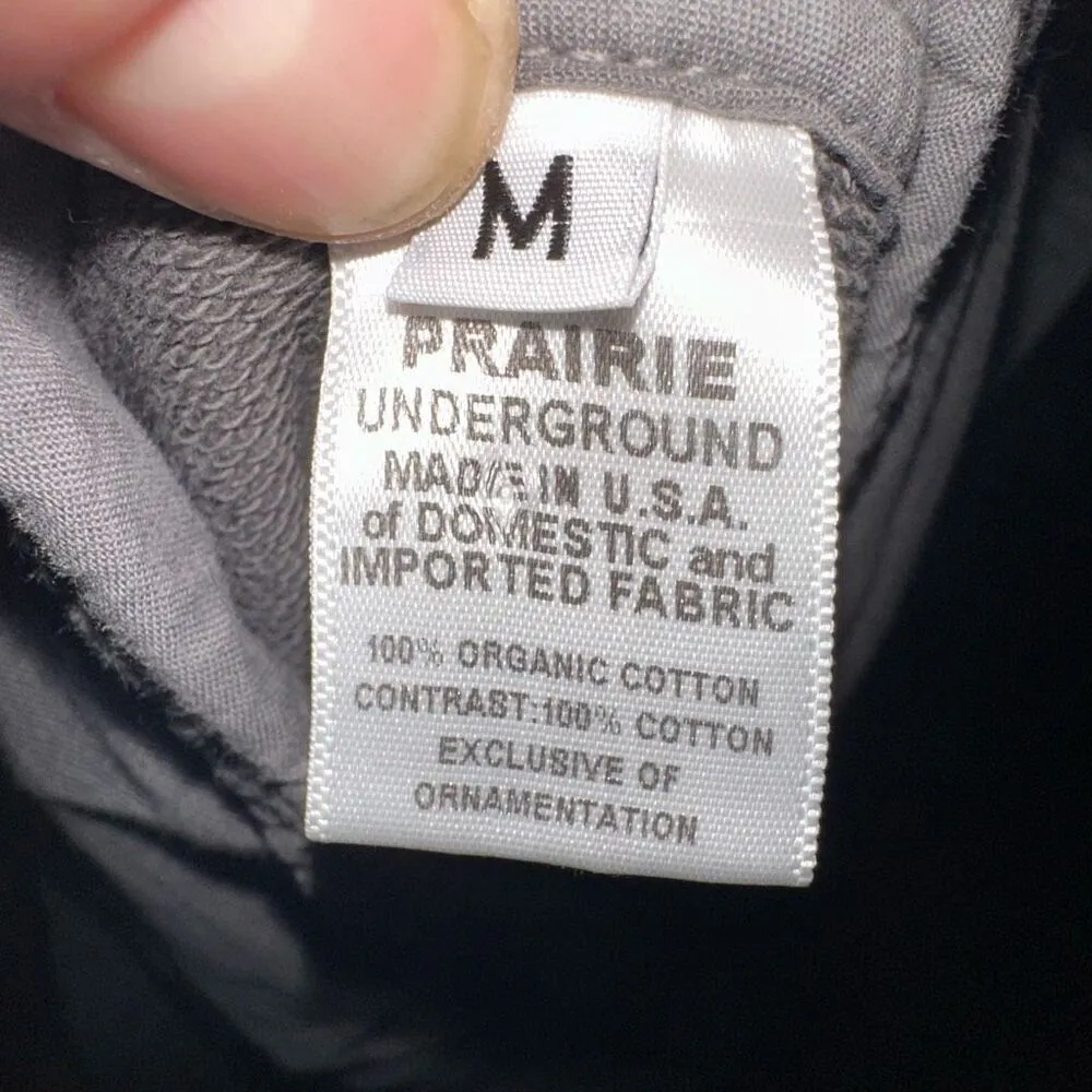 Prairie Underground moth asymmetrical organic wrap M coat Tan Size M - Image 8