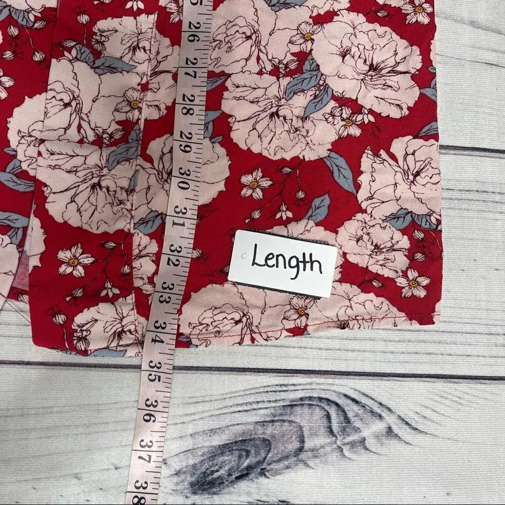 Knox Rose Kimono Swim Cover Up Duster Cardigan Size XS/S Floral Boho Chic Hawaii - Image 4