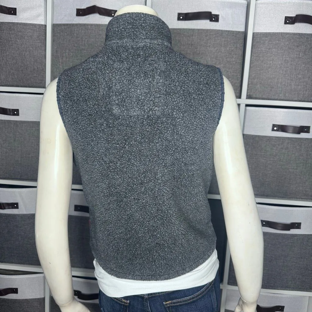 Abercrombie and Fitch Sherpa Vest Size Small - Image 2