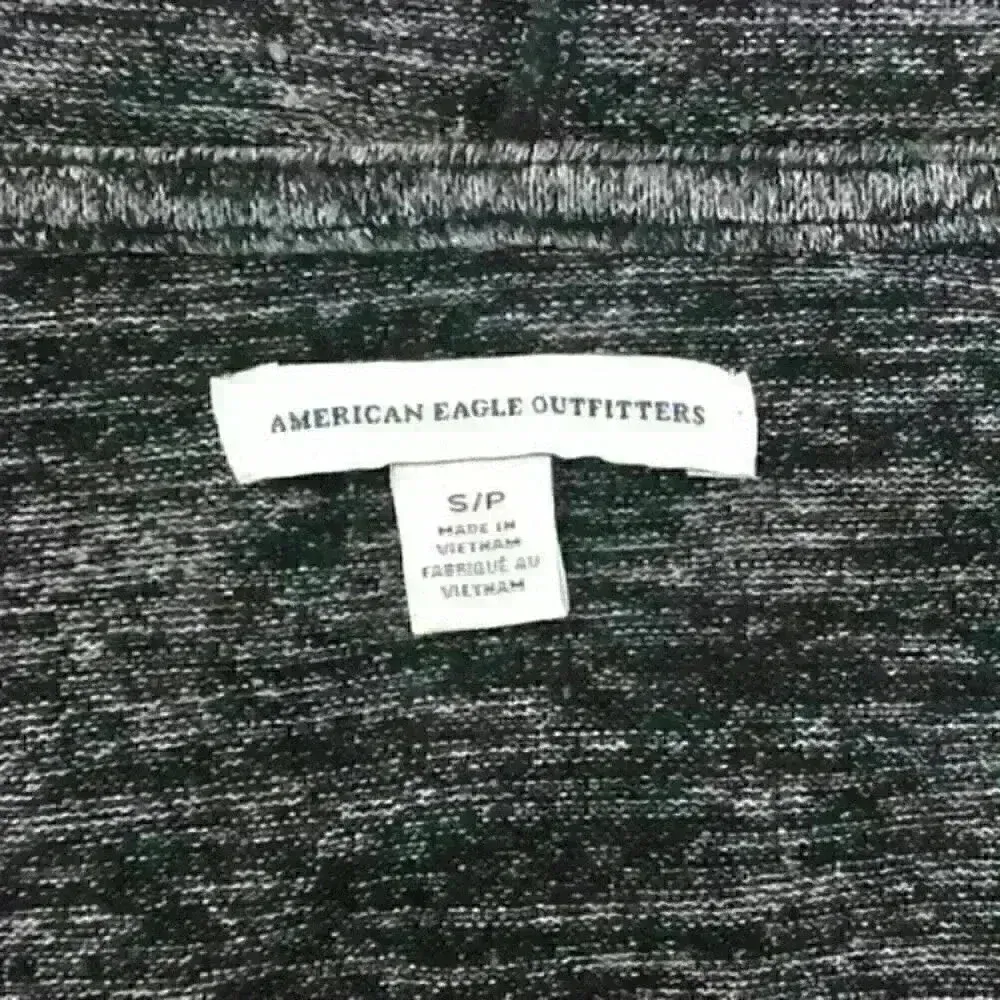 American Eagle Full Zip Sweatshirt Size Small Gray - Image 5