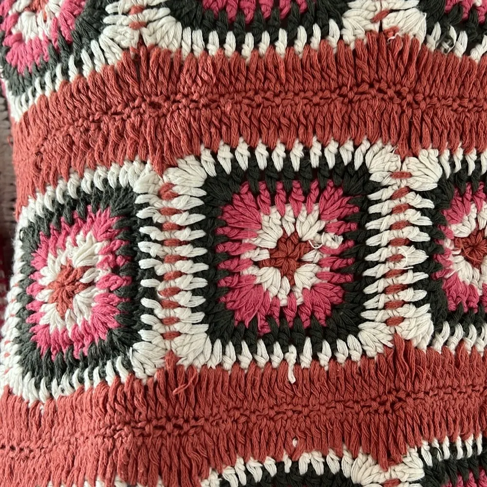 Geo Crochet Cardigan Size L New w/Tag $149 - Image 10