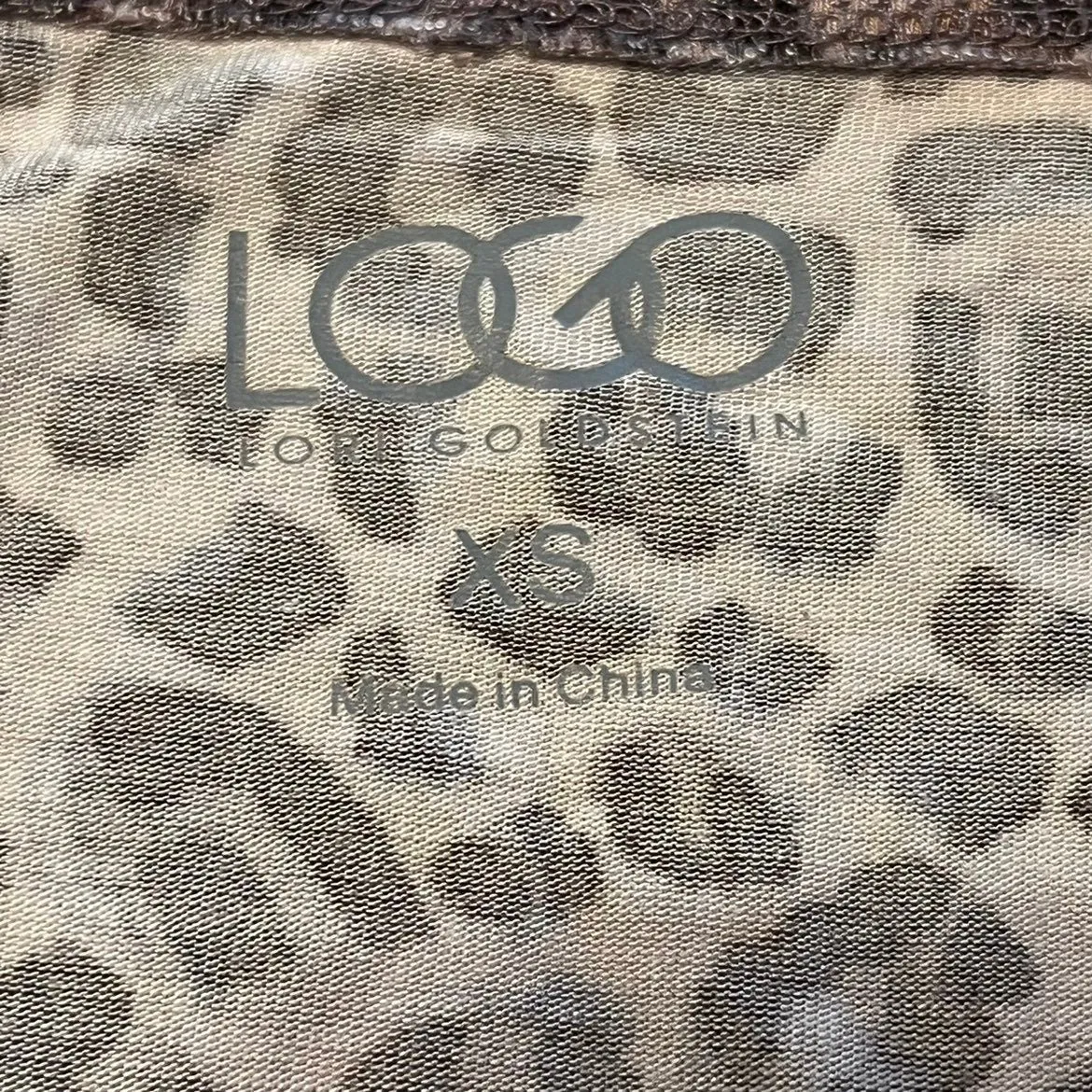 LOGO by Lori Goldstein‎ fitted dress women's size XS extra small cheetah leopard - Image 7