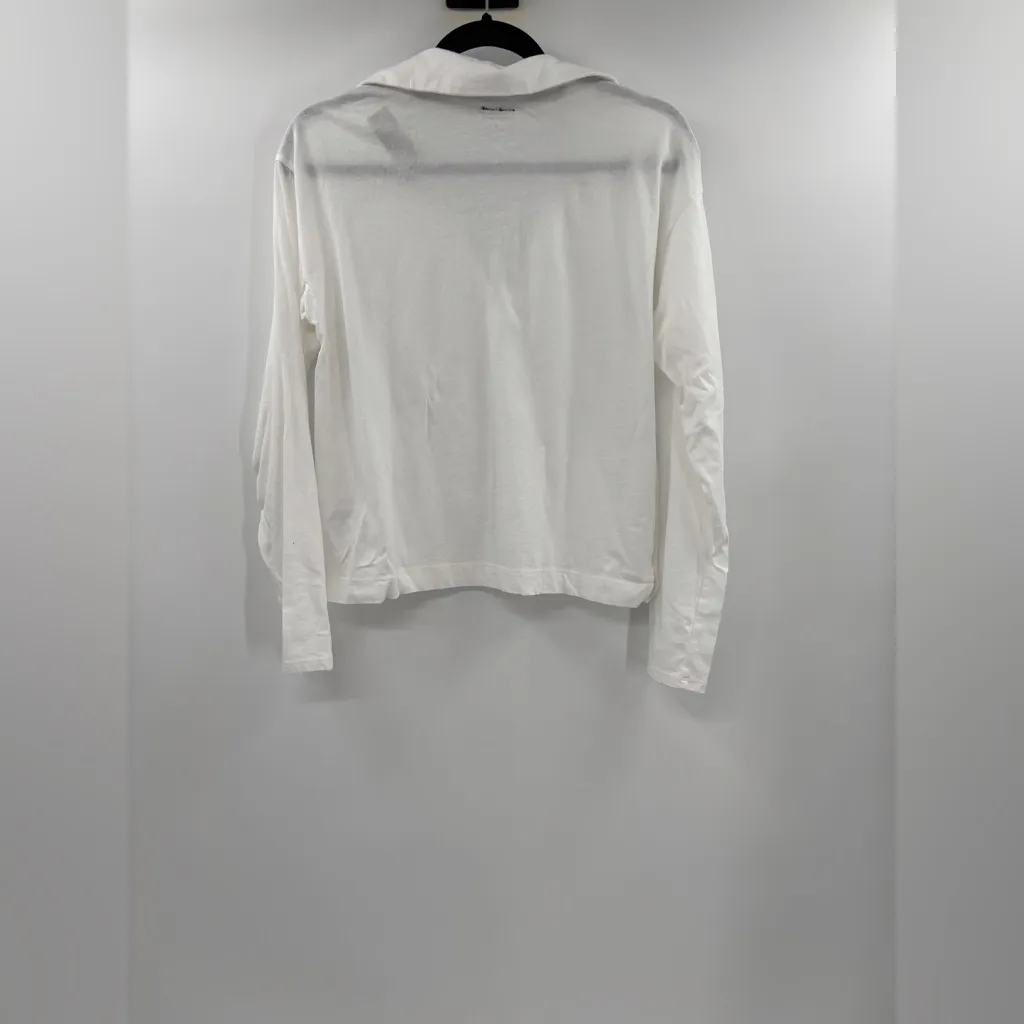 J.Crew Vintage jersey johnny-collar shirt - Image 6