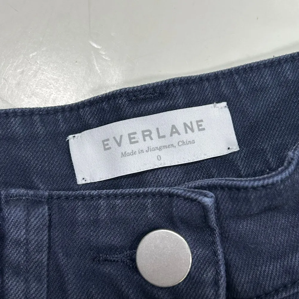 Everlane High-Waisted Wide Leg Pants Casual Trousers Women's 0 - Image 4