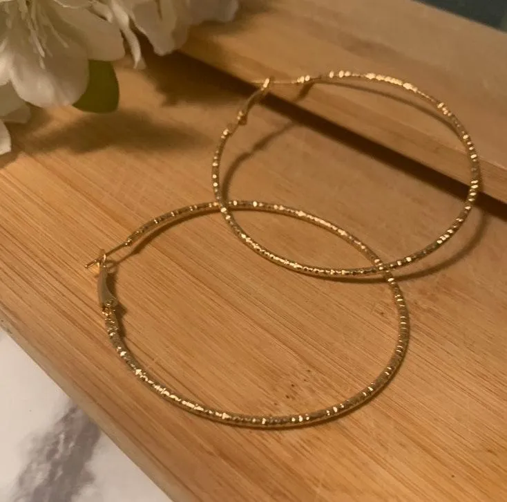 Gold Hoops - Image 2
