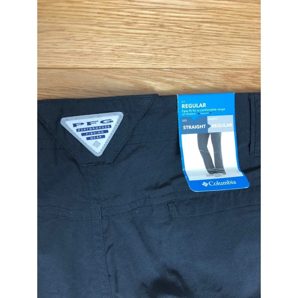 New Columbia Omni Shade Straight Outdoor Pants Womens 12 Black Hiking Walking - Image 9