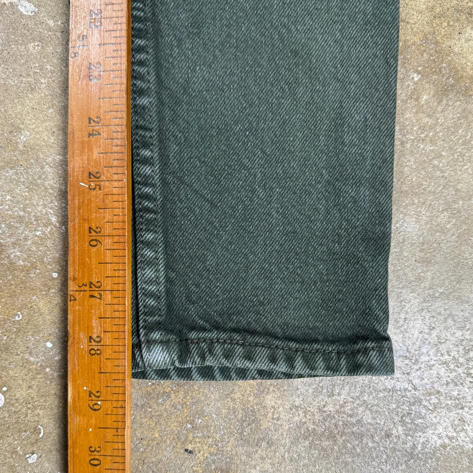 Vintage Levi’s 510 Women’s Jeans Green Slim‎ Fit High Rise Tapered Leg Sz 3 - Image 14