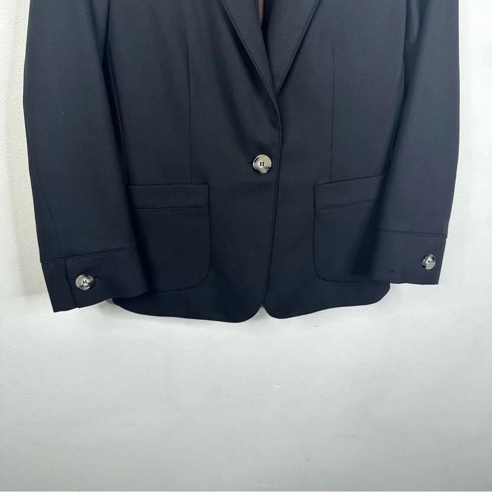Marc by Marc Jacobs  Women’s Size 2 Wool Blend Black One Button Blazer Jacket - Image 3
