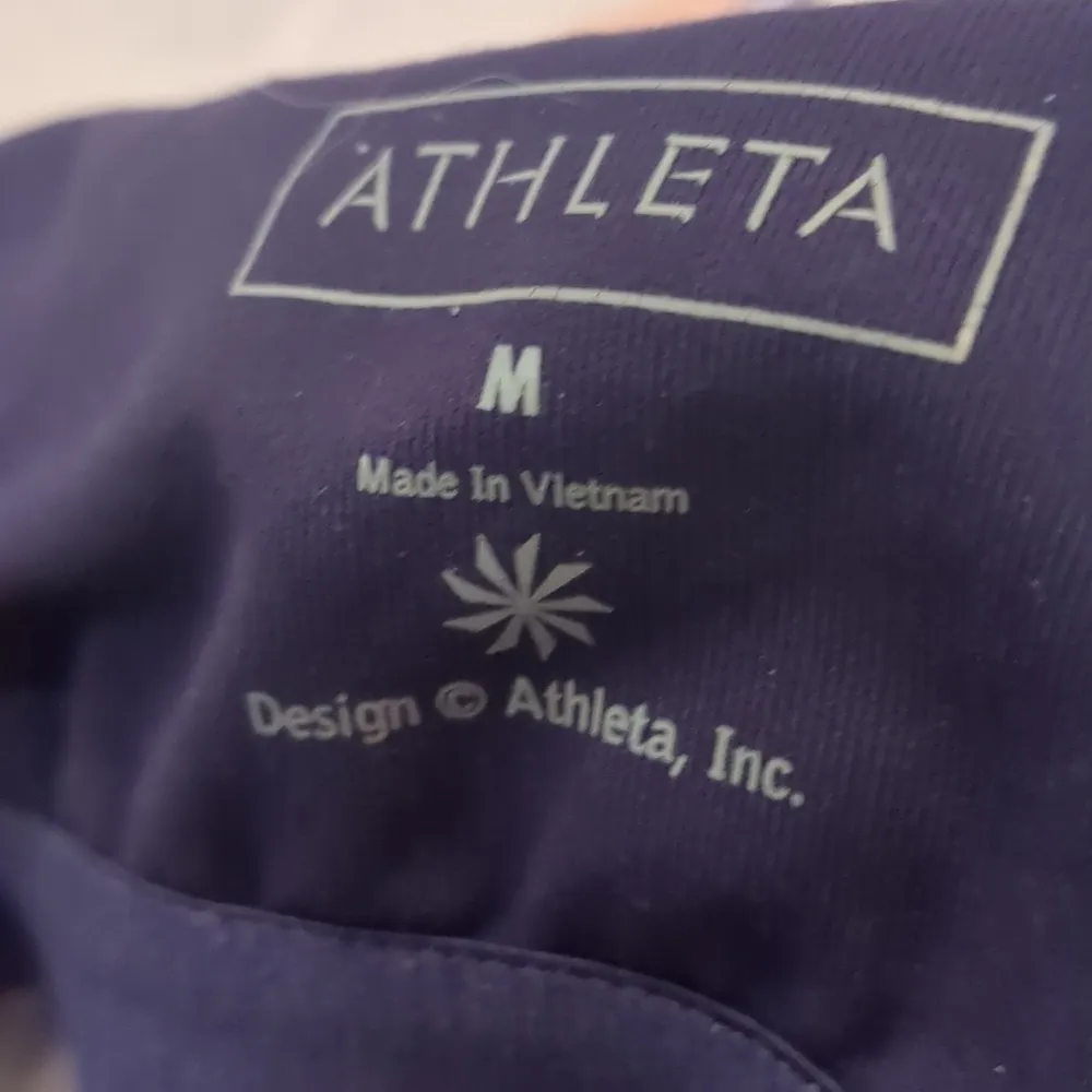 Athleta Purple Tie Dye Sidekick Athleisure Travel Casual Dress size medium - Image 5