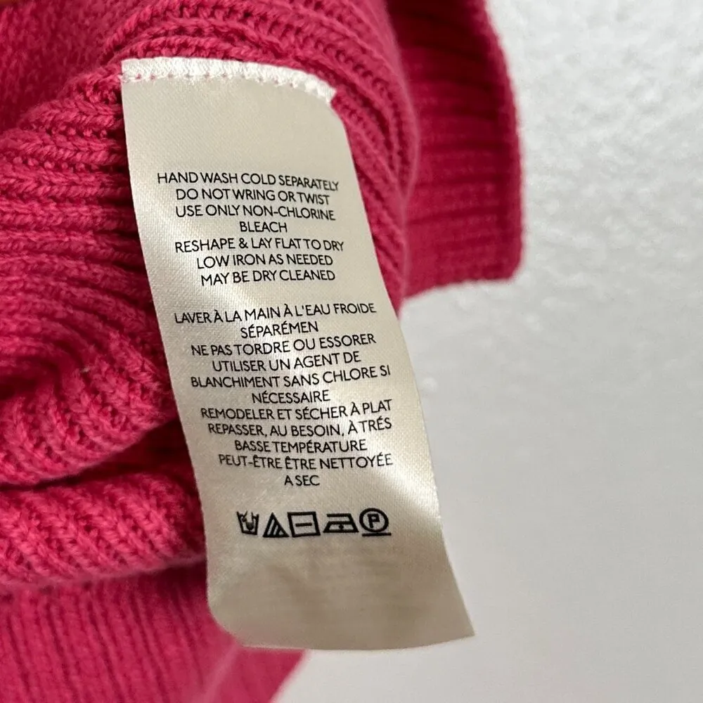 Free People  Easy Street Crop Pullover in Pink Firework Size Medium - Image 7