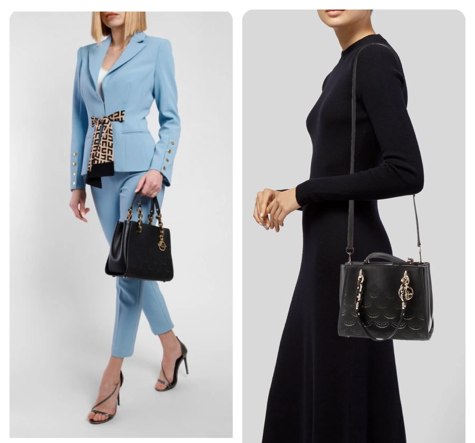 Sofia Black Leather Bag - Image 2