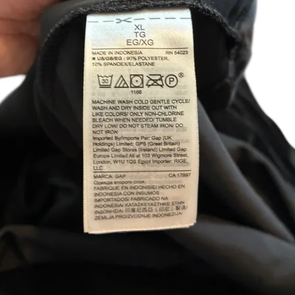 GAP‎ Black Velvet Long Sleeve Women Dress Size XL Holiday Little Black Dress EUC - Image 3