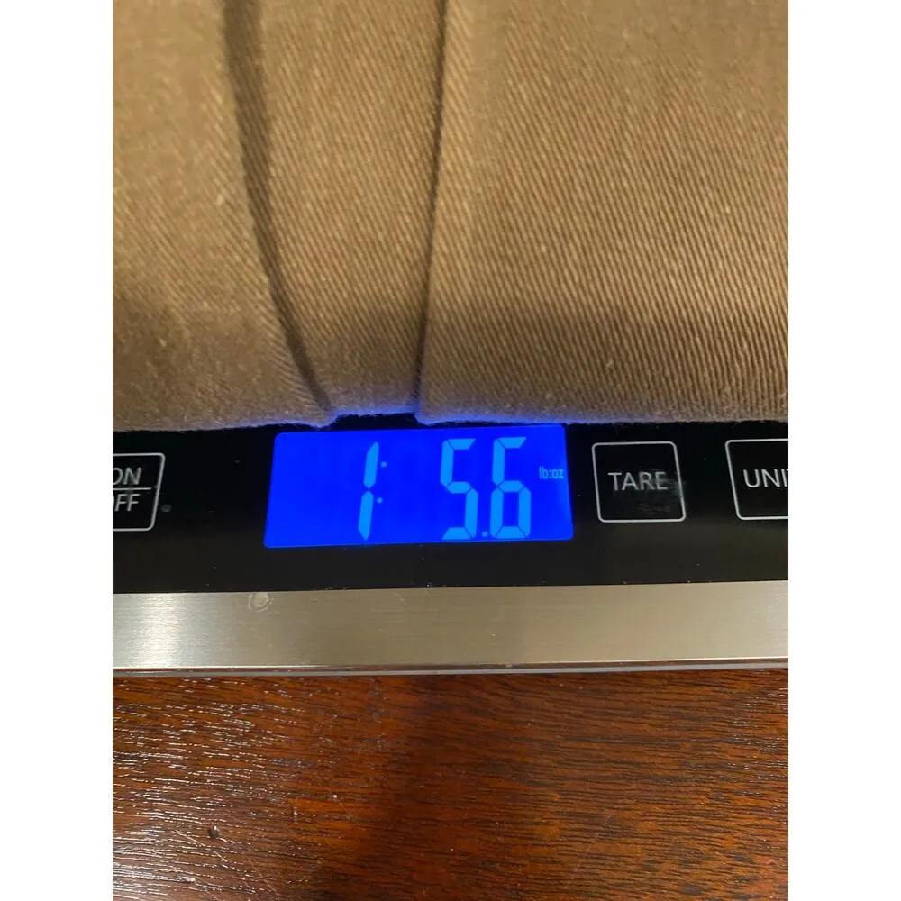 Ruff Hewn Vintage Size 8 A-Line Khaki Pleated Skirt Tan 100% Cotton Made in USA - Image 11