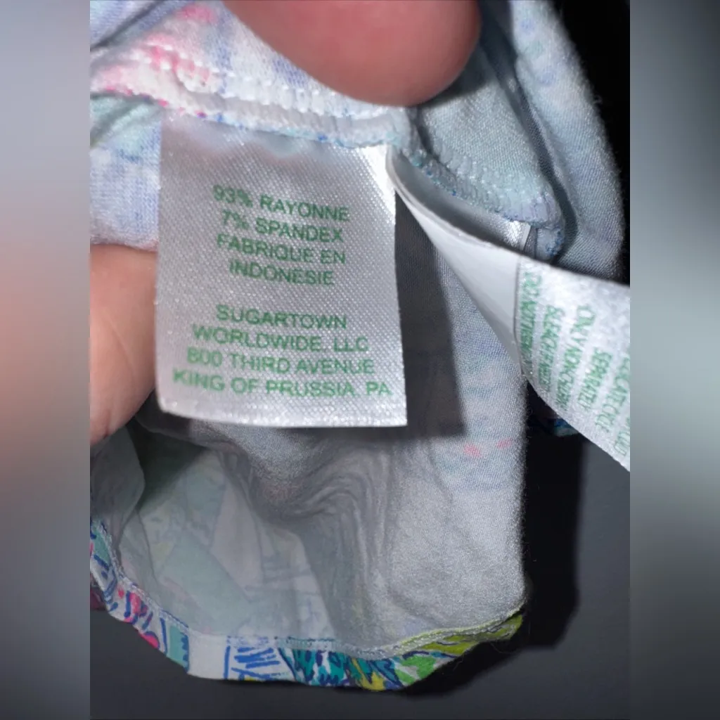 Lilly Pulitzer Size XS Dayley Romper Pop Up Wish You‎ Were Here - Image 5