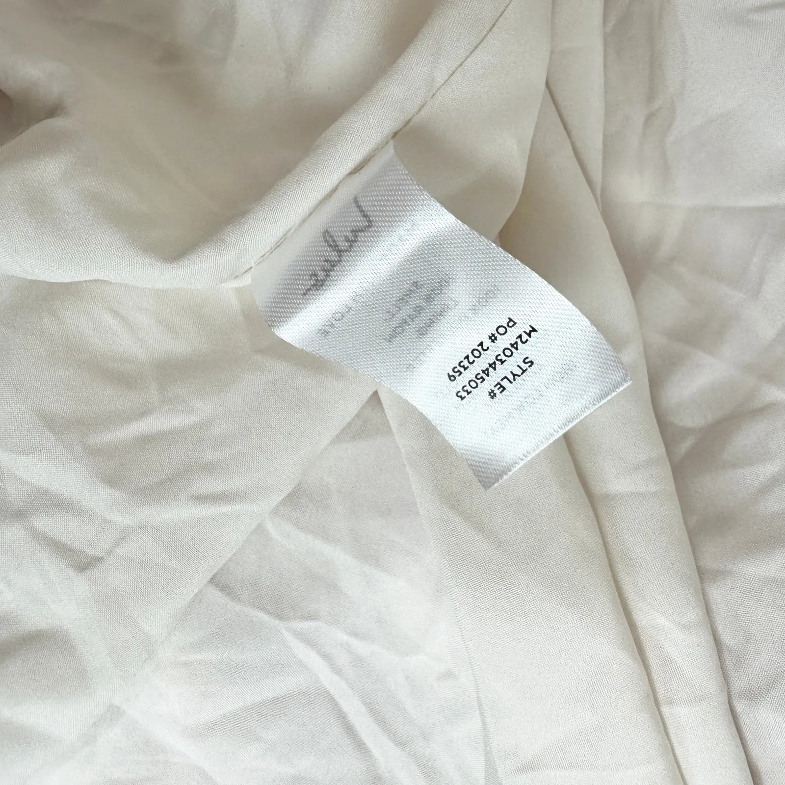 Lulus Jabina Ivory Multi Floral Cross Front Midi Dress Rayon A Line Small NWT - Image 9