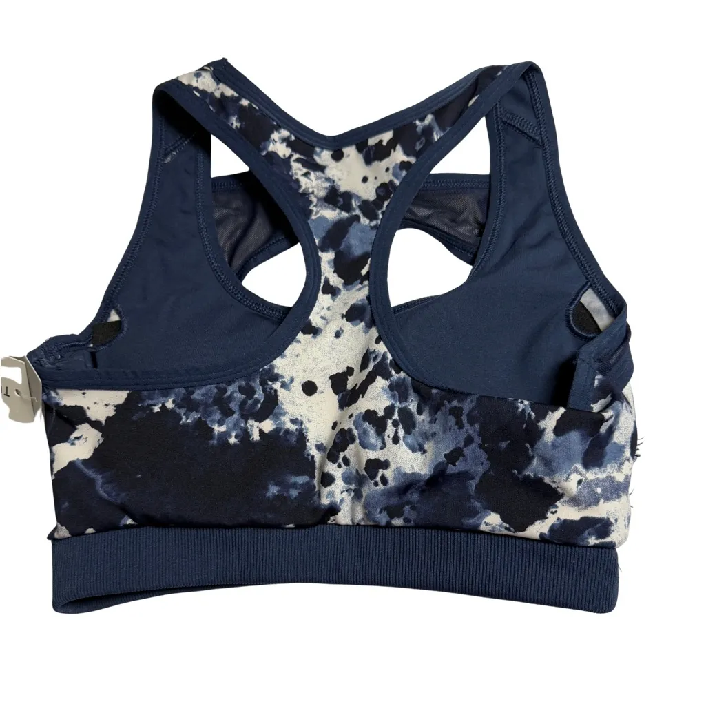 Tommy Hilfiger Navy and White Sports Bra - Image 3