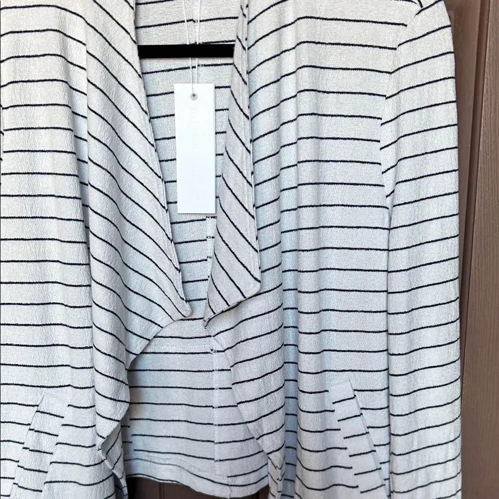 Adyson Parker Gray Striped Cardigan - Image 4