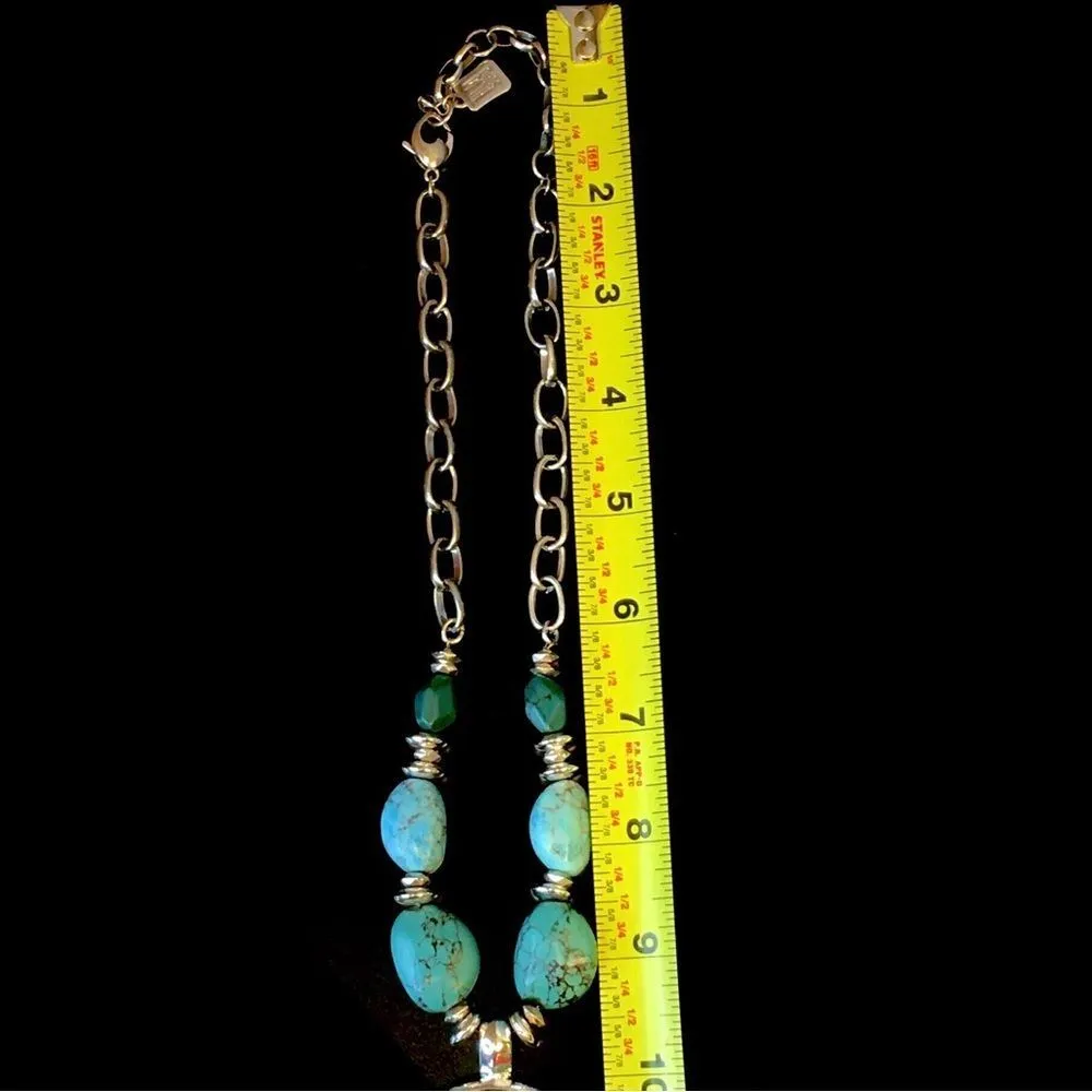 Lee Vintage ROBERT  MORRIS Turquoise Necklace - Image 4