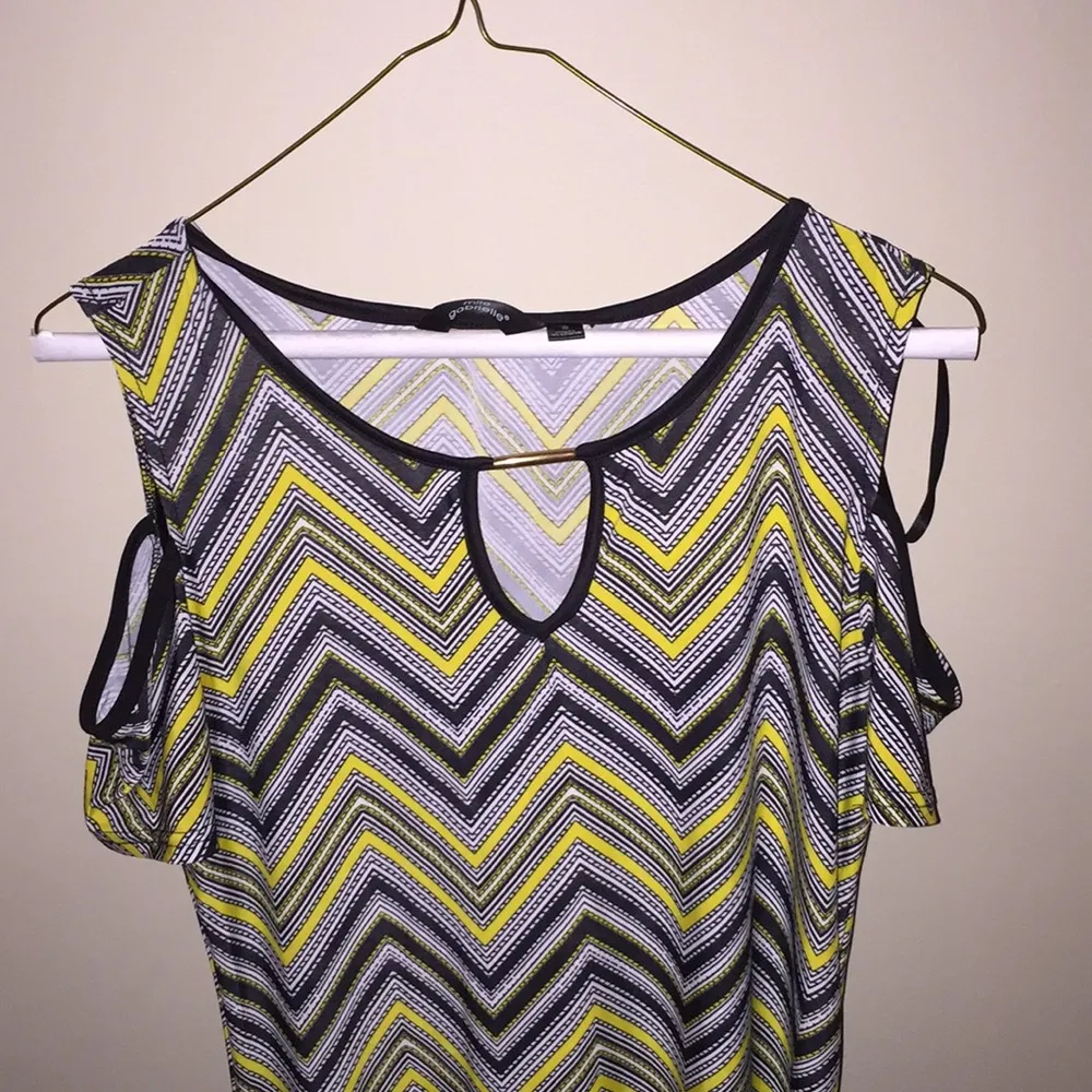 Cute Yellow and Black Dress - Image 2