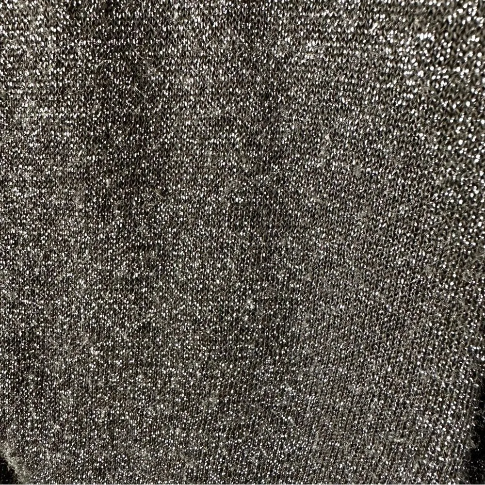 Free People black glitter button cardigan - Image 9