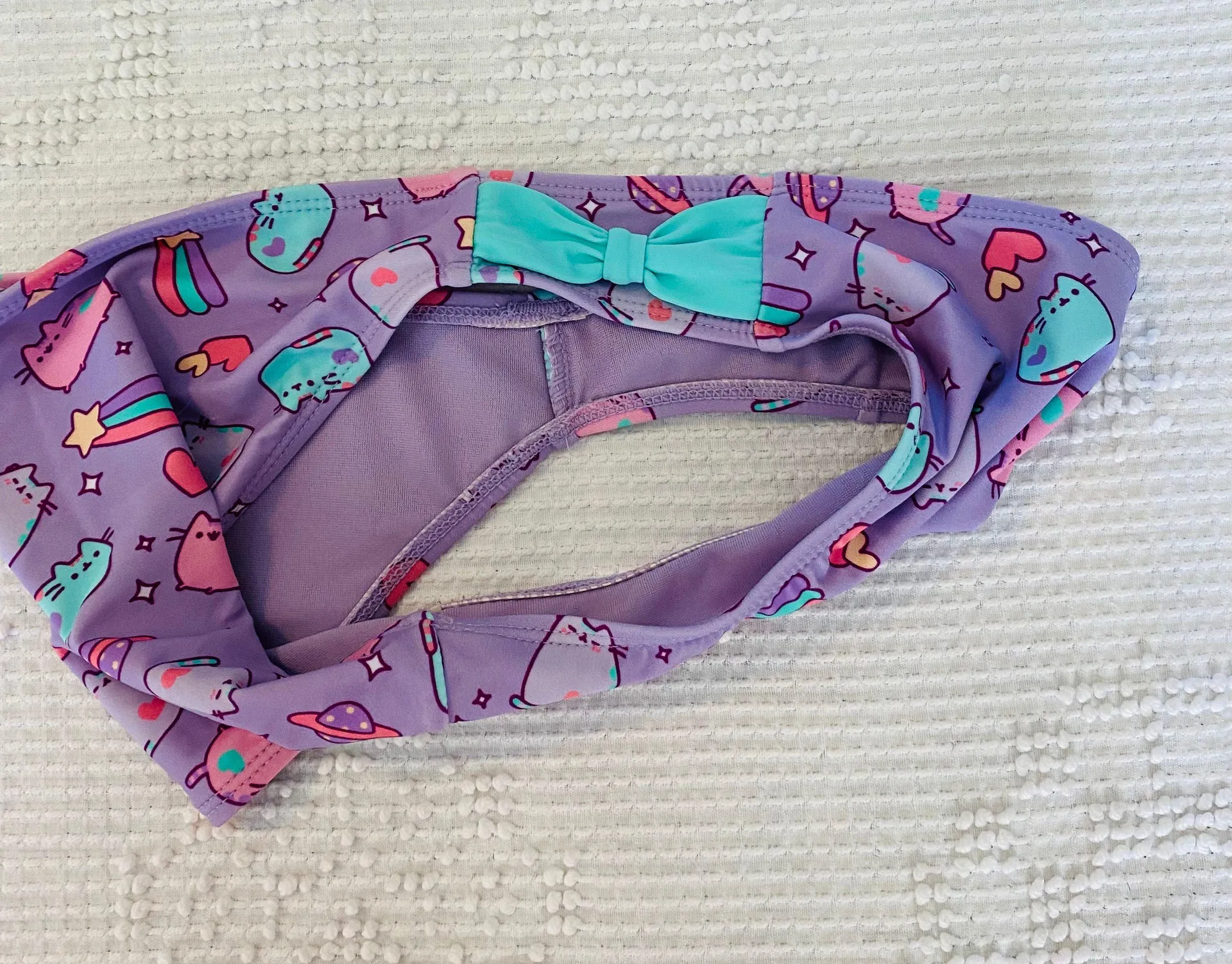 Pusheen Cat Purple Bikini Bottoms  - Image 3