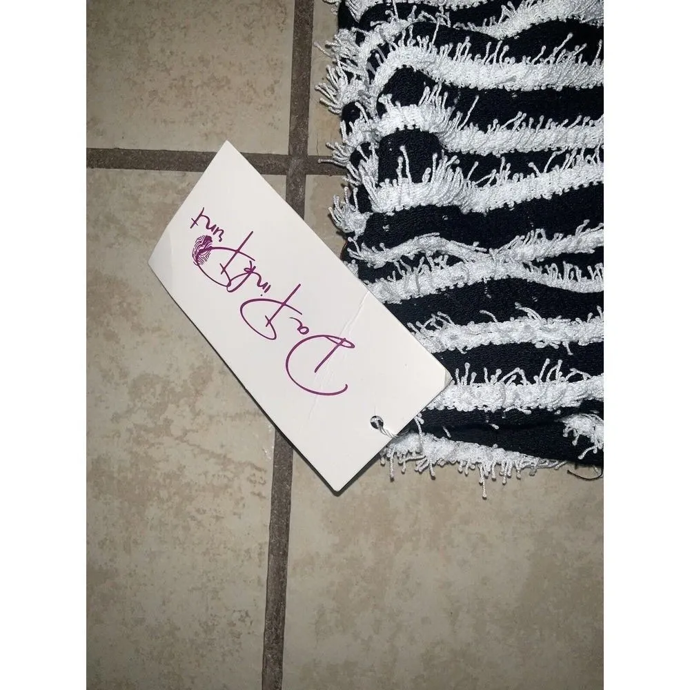 Da Pink Print Stacked Stripped Pants high waist fall knit designer party flare - Image 5