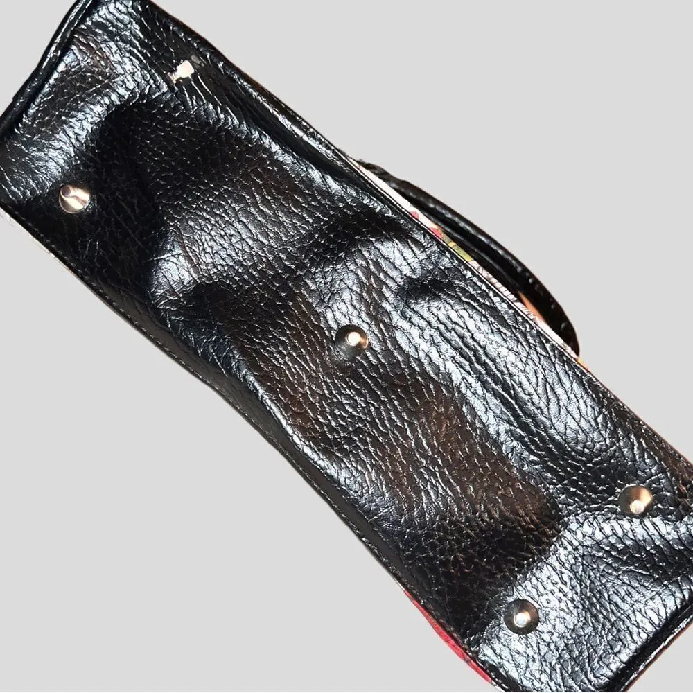 Skull and roses cute carryall bag! Pre loved Gray - Image 4