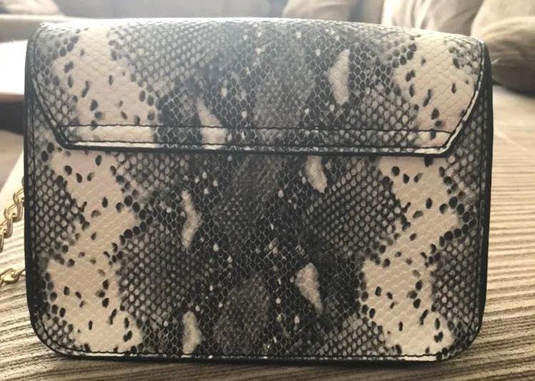 BCBGeneration Snakeskin Milly Crossbody Purse - Image 2