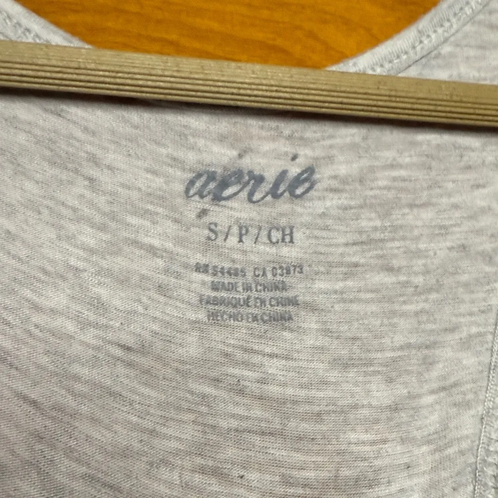 Aerie Gray Graphic Tank Top - Image 2