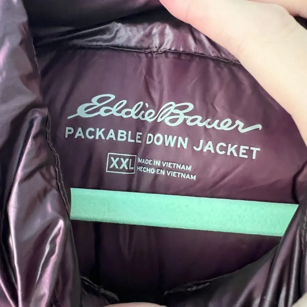 Eddie Bauer BNWT  Purple Packable Down Jacket Size XXL - Image 6
