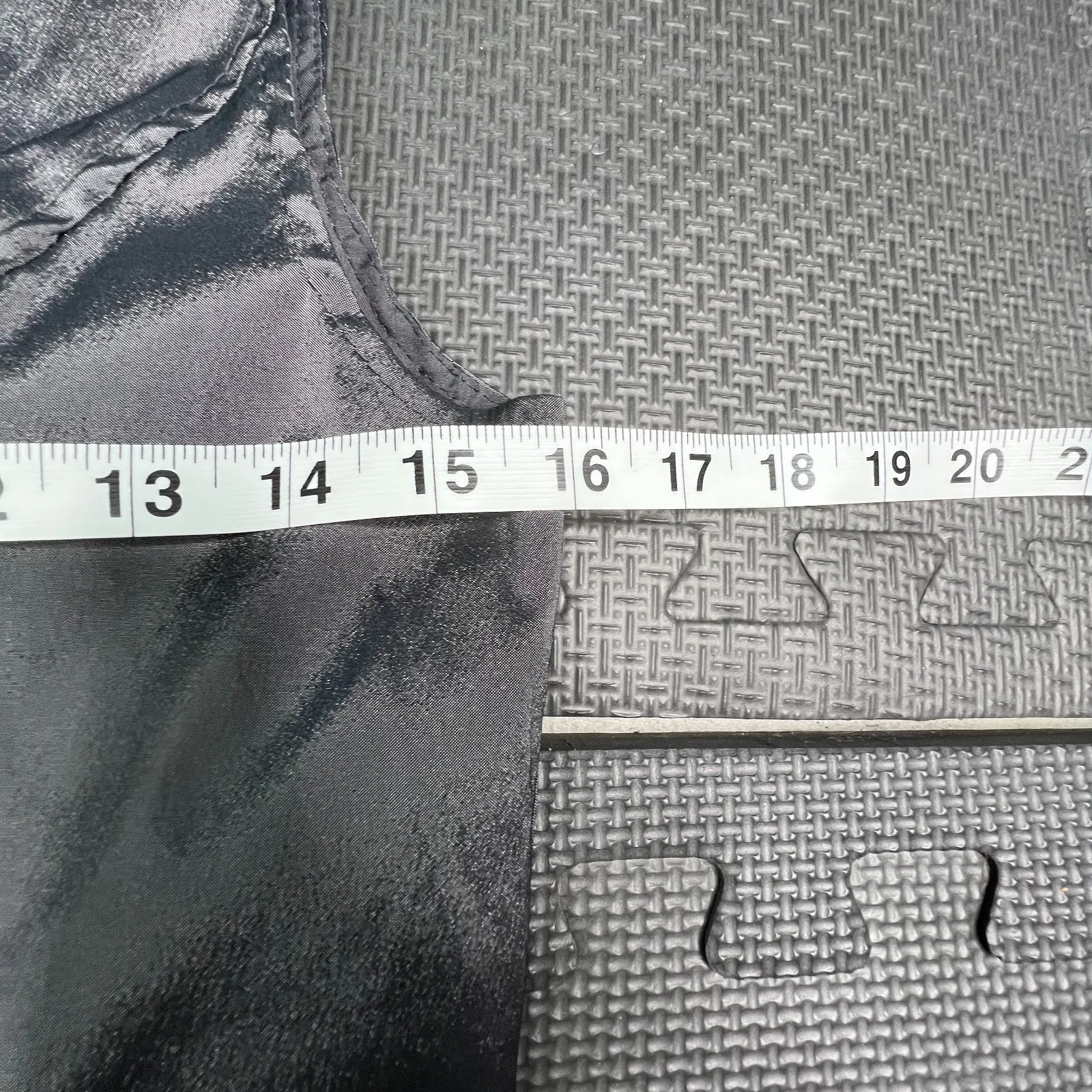 Joseph Ribkoff 03608 Black Sleeveless Zip Front Long Vest Dress Sz 4 Bubble Hem - Image 15