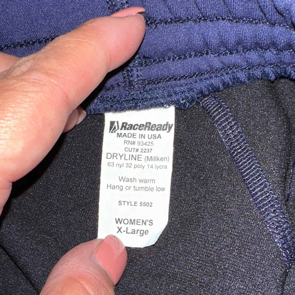 Stylish Navy Track Pants for Women Blue Size XL - Image 3