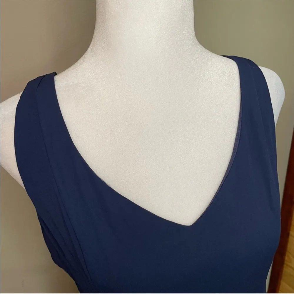 Show Me Your Mumu Jenn Maxi Dress in Rich Navy Crisp Large NWT - Image 9