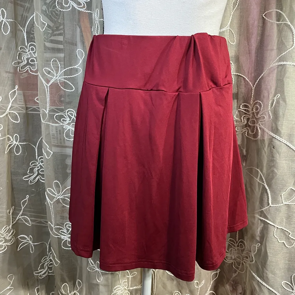 Burgundy Skort - Image 4