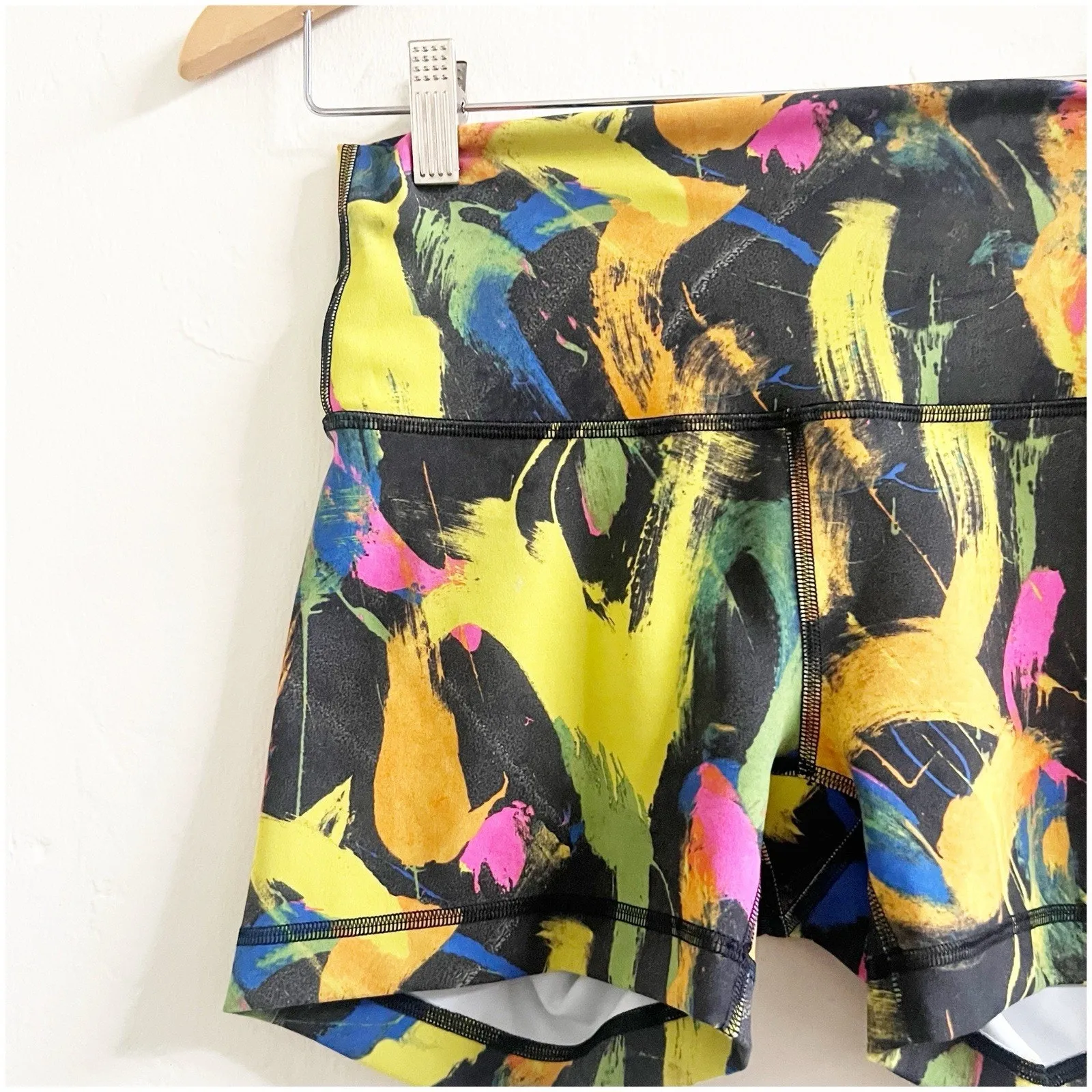 Lululemon Wunder Train High Rise Short 4” Undertone Black Multi Running Gym - Image 7