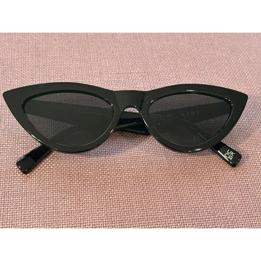 AIRE x REVOLVE Dualism Sunglasses in Black & Smoke Mono Womens Sunnies - Image 5