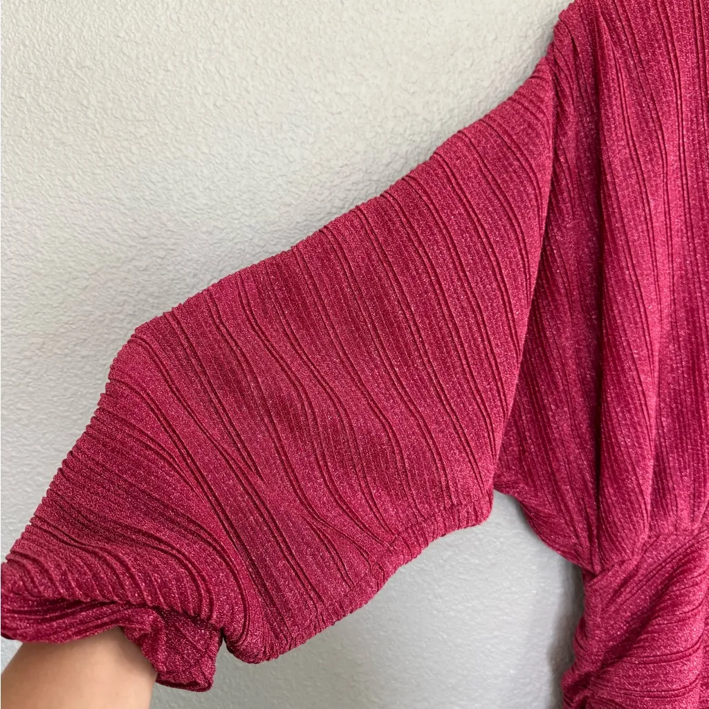 Revolve NBD Illusion Mini Dress in Fuchsia Size Medium - Image 5