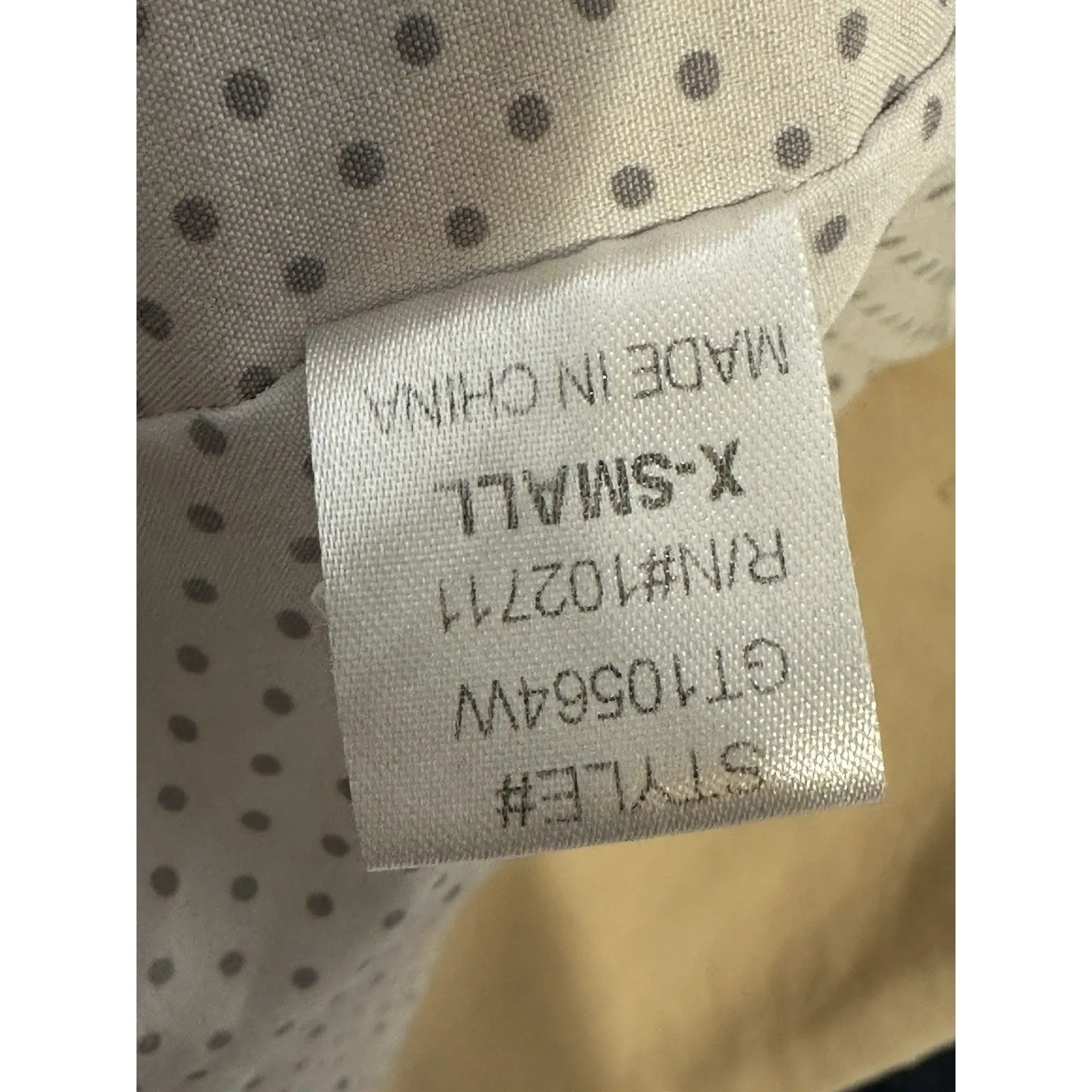 Gibson Look Notch Collar Cotton Blend Blazer Heather beige Single Button XS Work - Image 5