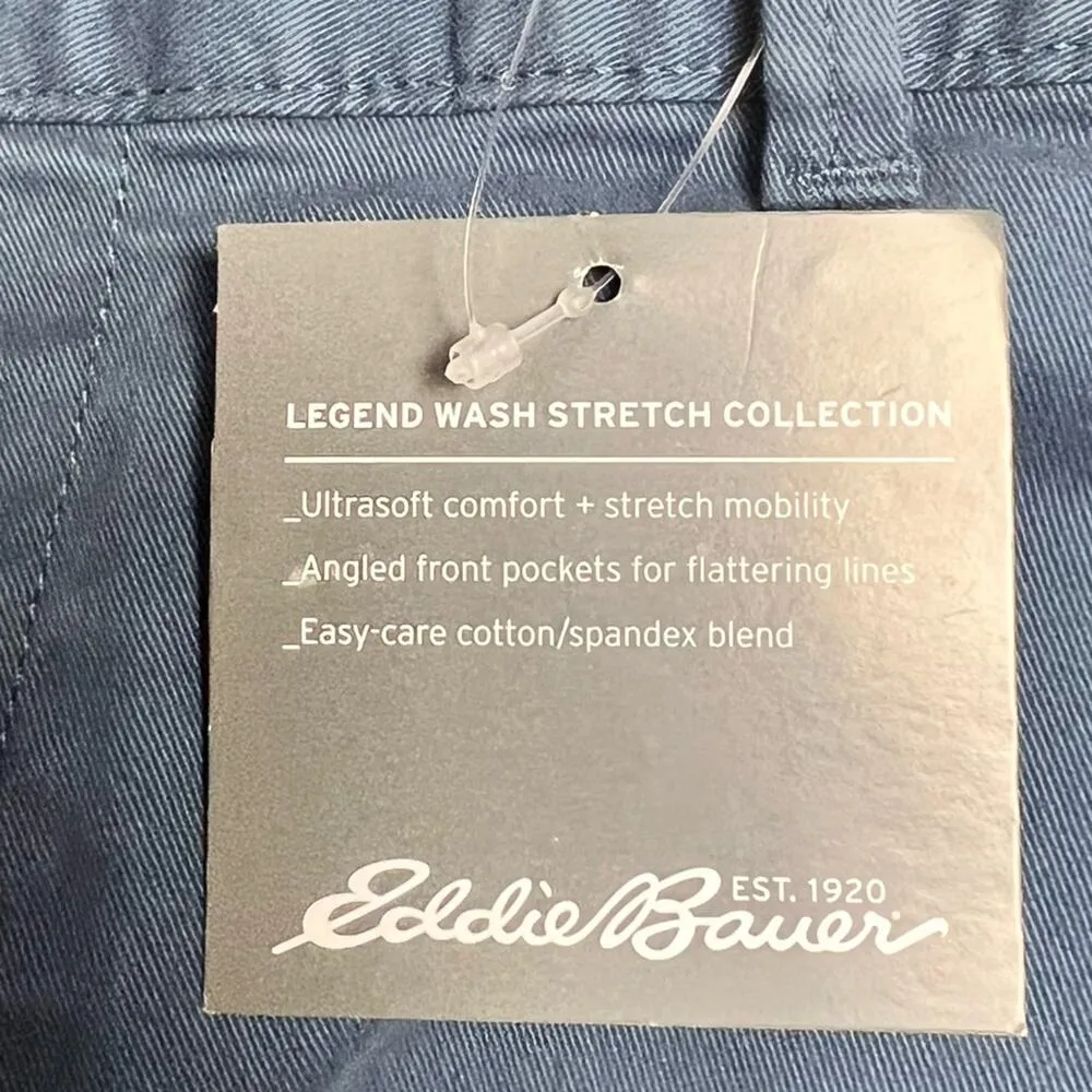 Eddie Bauer Womens  Mid-rise Rise Boyfriend Legend Wash Stretch Shorts Sz 10 - Image 10