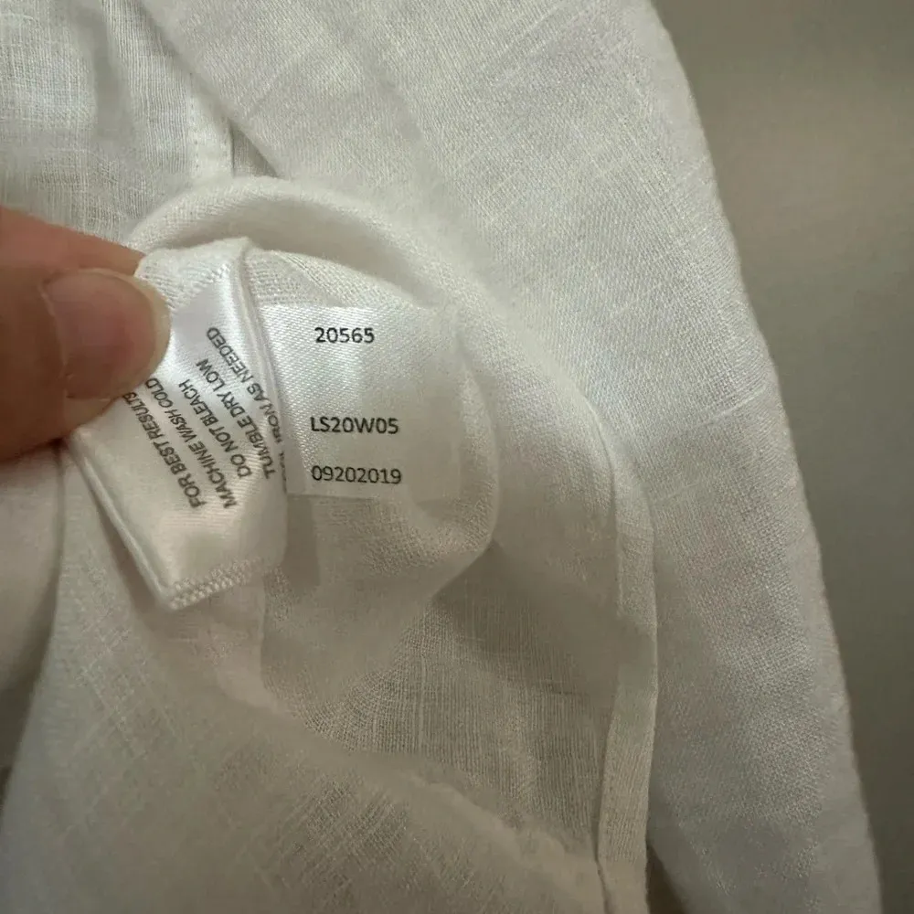 Peter Millar White Button Down Shirt - Image 4