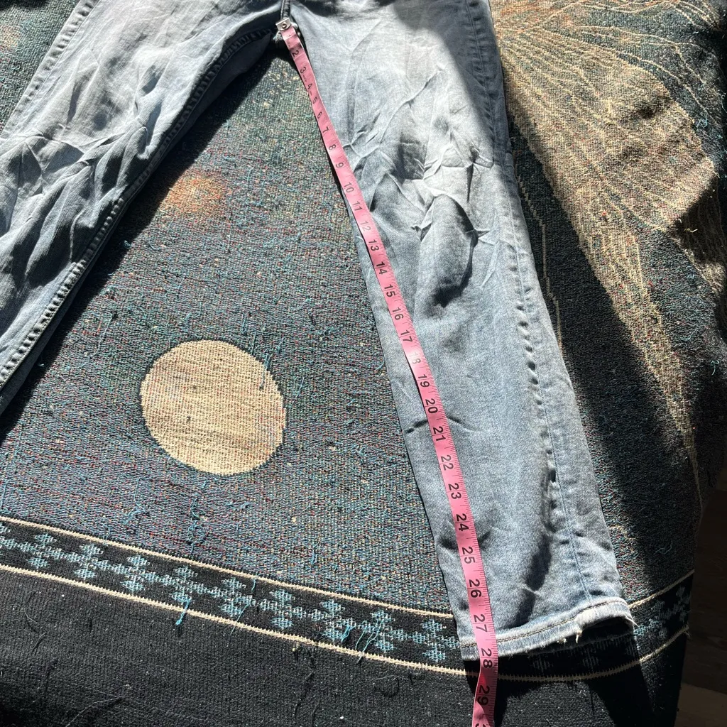 Silver Jeans Co Avery Skinny Women’s 26x29 Light Wash Stretch Denim Mid Rise Y2K - Image 11