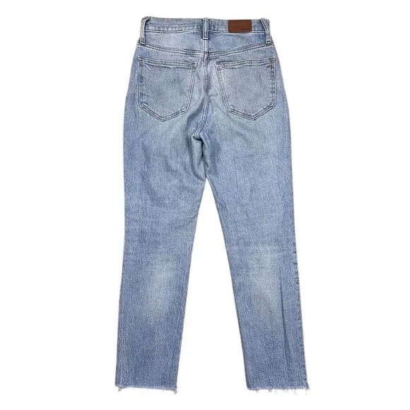 Madewell Women's Perfect Vintage‎ High-Rise Jeans Size 25 Blue Rosabelle Wash - Image 6