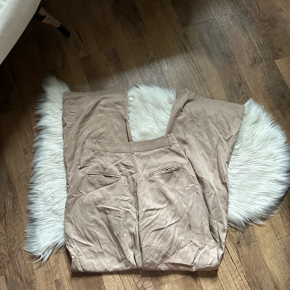 REFORMATION Mason Pant In Khaki - Image 8